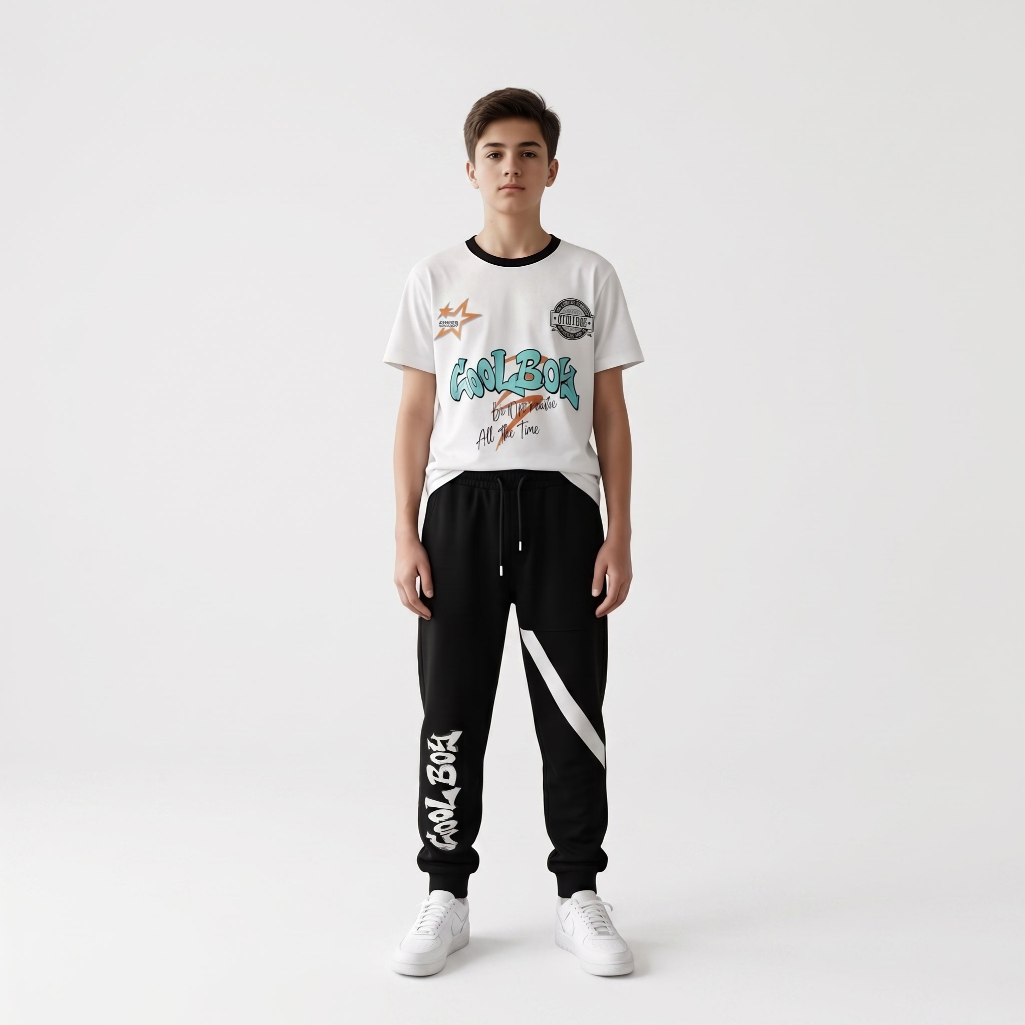 WAB2 Men's 100% Cotton Casual Set - Image 1