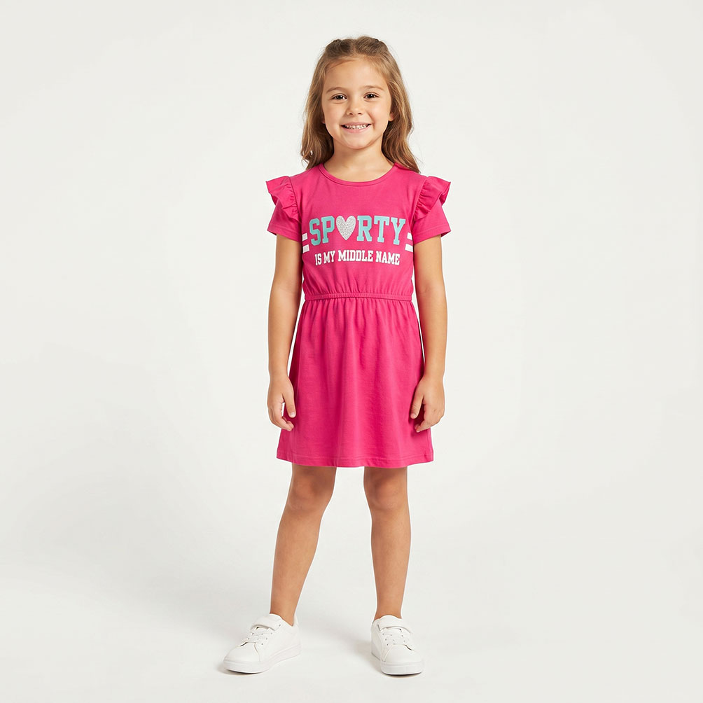 WAB4 Girls' 100% Cotton Beach Cover-Up - Image 1