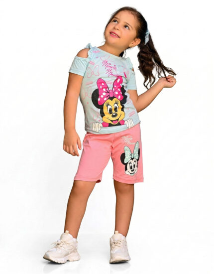 Minnie Mouse Girls' Cotton T-Shirt 100% Cotton