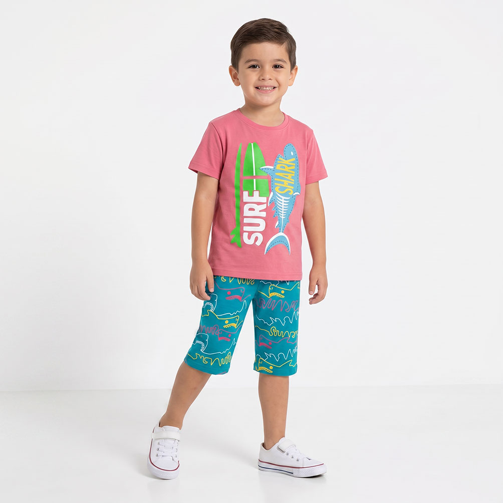 wab6 Boys' Homewear Set - 100% Cotton - Image 1